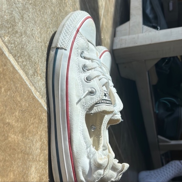 White all star converse size 7.5 - Picture 2 of 4